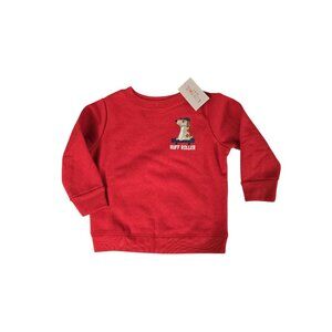 NWT Infant Fleece Sweatshirt Size 6-9M – Skateboard Dog Print Pullover